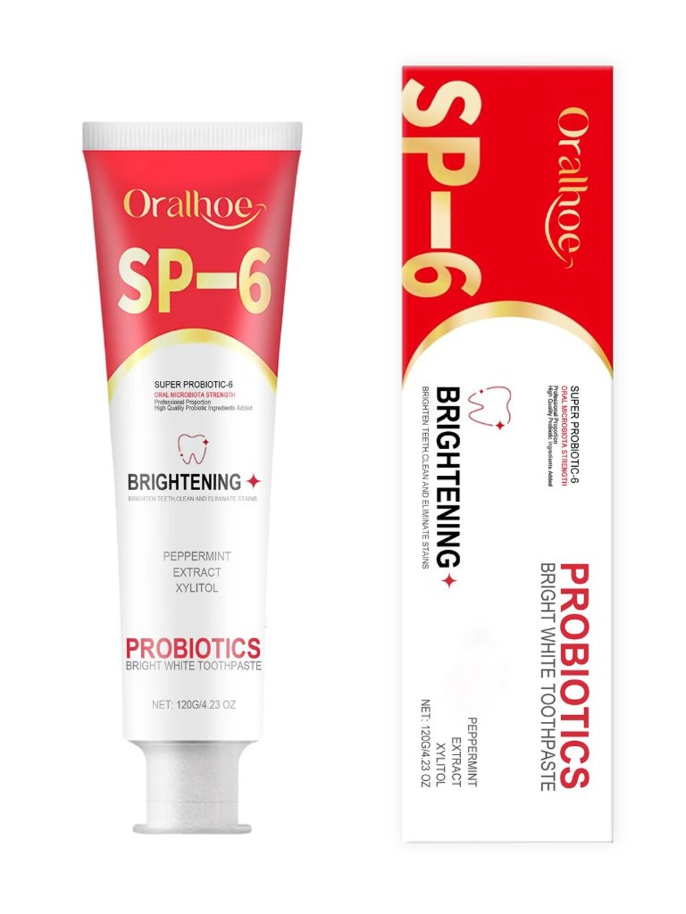 Oralhoe Probiotic Toothpaste 120g – Fresh Breath & Stain Cleaning